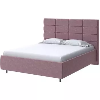 PROxSON Кровать Shapy без основания (Ткань: Велюр Gratta 6 Ягодный мусс) 200x190