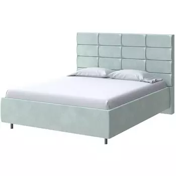 PROxSON Кровать Shapy без основания (Ткань: Велюр Casa Мятный) 200x200