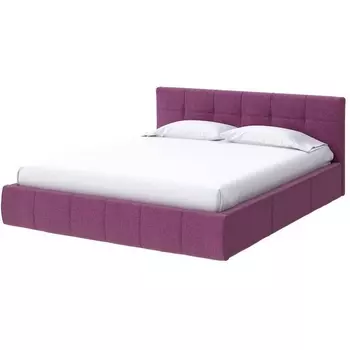 PROxSON Кровать Varna без основания (Ткань: Рогожка Savana Berry (фиолетовый)) 180x200