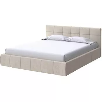 PROxSON Кровать Varna без основания (Ткань: Жаккард Tesla Мокко) 180x200