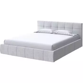 PROxSON Кровать Varna без основания (Ткань: Жаккард Tesla Стальной) 180x200