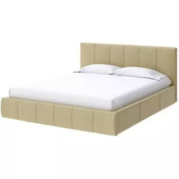 PROxSON Кровать Varna Grand без основания (Экокожа Бежевый) 180x200