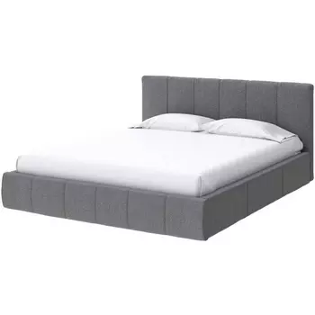PROxSON Кровать Varna Grand без основания (Ткань: Рогожка Savana Grey (серый)) 160x200