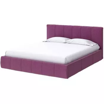 PROxSON Кровать Varna Grand без основания (Ткань: Рогожка Savana Berry (фиолетовый)) 160x200