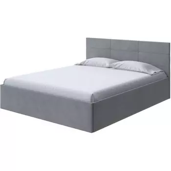 PROxSON Кровать Vector Plus (Ткань: Велюр Ultra Осенний туман) 140x200