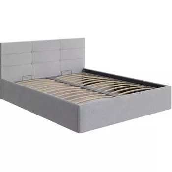 PROxSON Кровать Vector с бельевым ящиком (Ткань: Жаккард Tesla Стальной) 160x200