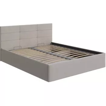 PROxSON Кровать Vector с бельевым ящиком (Ткань: Рогожка Savana Milk (молочный)) 180x200