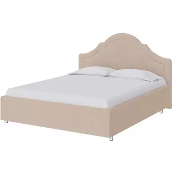 PROxSON Кровать Vintage (Ткань: Велюр Forest 730 Миндальный) 180x200