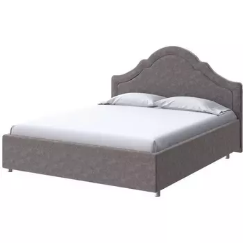 PROxSON Кровать Vintage (Ткань: Велюр Gratta 7 Жареный миндаль) 200x200