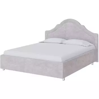 PROxSON Кровать Vintage (Ткань: Велюр Лофти Серый) 200x200