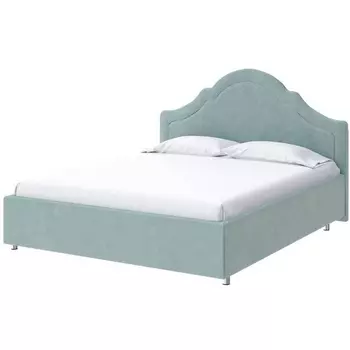 PROxSON Кровать Vintage (Ткань: Велюр Monopoly Мятный лёд (670)) 200x200