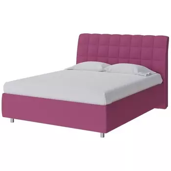 PROxSON Кровать Volumo без основания (Ткань: Рогожка Savana Berry (фиолетовый)) 200x190