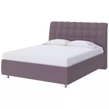 PROxSON Кровать Volumo без основания (Ткань: Рогожка Тетра Слива) 180x190