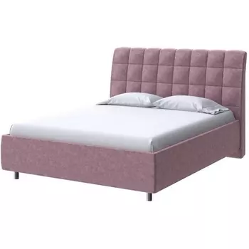 PROxSON Кровать Volumo без основания (Ткань: Велюр Gratta 6 Ягодный мусс) 180x200