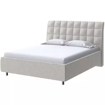 PROxSON Кровать Volumo без основания (Ткань: Велюр Gratta 1 Шампань) 200x190