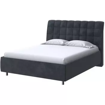 PROxSON Кровать Volumo без основания (Ткань: Велюр Casa Графитовый) 200x200