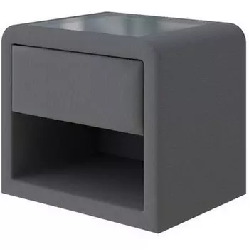 PROxSON Тумба Cube (Ткань: Рогожка Savana Grey (серый)) 52x41