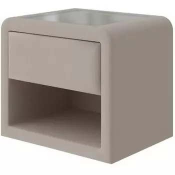 PROxSON Тумба Cube (Ткань: Рогожка Savana Milk (молочный)) 52x41