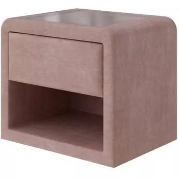 PROxSON Тумба Cube (Ткань: Велюр Лофти Мокко) 52x41