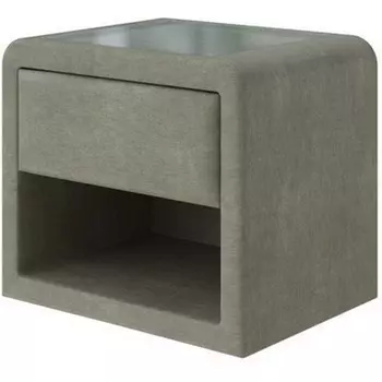 PROxSON Тумба Cube (Ткань: Велюр Лофти Олива) 52x41