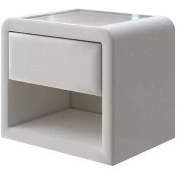 PROxSON Тумба Cube (Ткань: Велюр Shaggy Linen) 52x41