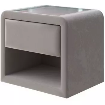 PROxSON Тумба Cube (Ткань: Велюр Shaggy Vision) 52x41