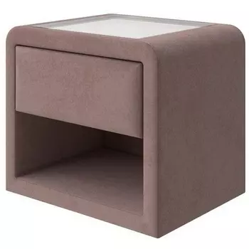 PROxSON Тумба Cube (Ткань: Велюр Ultra Горячий шоколад) 52x41