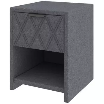 PROxSON Тумба Side (Ткань: Рогожка Savana Grey (серый)) 44x45