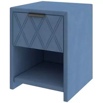 PROxSON Тумба Side (Ткань: Рогожка Тетра Голубой) 44x45