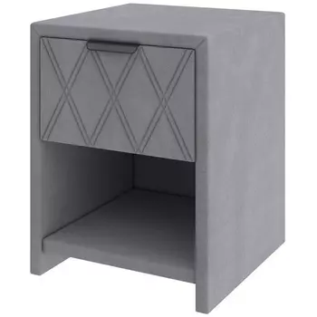 PROxSON Тумба Side (Ткань: Рогожка Тетра Стальной) 44x45