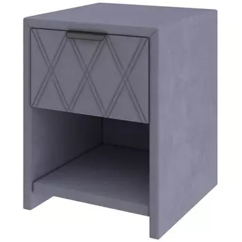 PROxSON Тумба Side (Ткань: Велюр Casa Благородный серый) 44x45