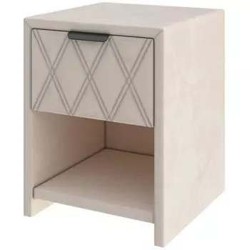 PROxSON Тумба Side (Ткань: Велюр Casa Сахарный) 44x45