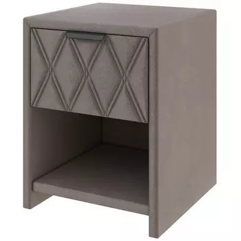 PROxSON Тумба Side (Ткань: Велюр Forest 16 Коричневый) 44x45