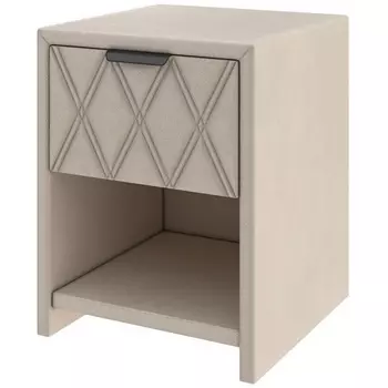 PROxSON Тумба Side (Ткань: Велюр Forest 4 Бежевый) 44x45