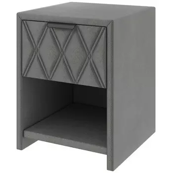 PROxSON Тумба Side (Ткань: Велюр Forest 520 Темно-серый) 44x45