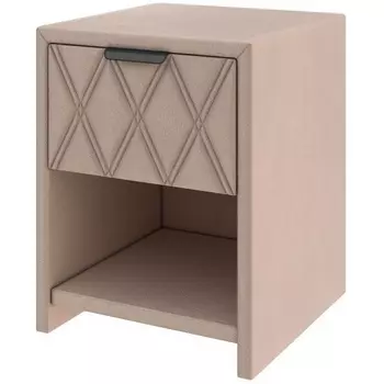 PROxSON Тумба Side (Ткань: Велюр Forest 730 Миндальный) 44x45