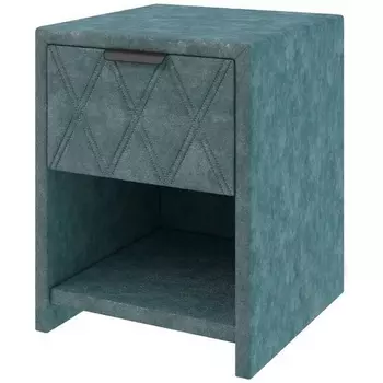 PROxSON Тумба Side (Ткань: Велюр Gratta 5 Морская лагуна) 44x45