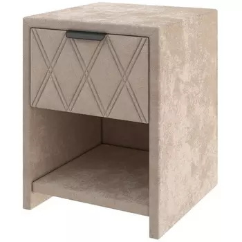 PROxSON Тумба Side (Ткань: Велюр Лофти Бежевый) 44x45