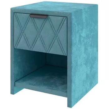 PROxSON Тумба Side (Ткань: Велюр Лофти Лазурь) 44x45