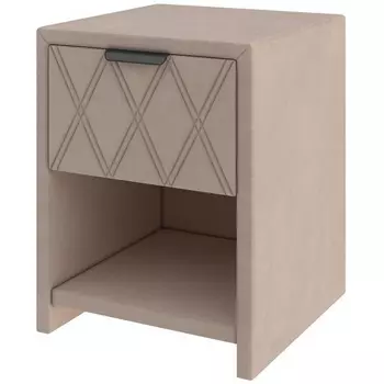 PROxSON Тумба Side (Ткань: Велюр Monopoly Миндаль (111)) 44x45