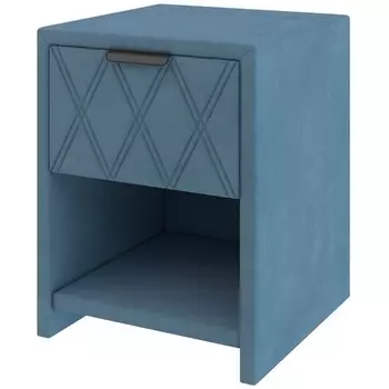 PROxSON Тумба Side (Ткань: Велюр Monopoly Прованский синий (792)) 44x45