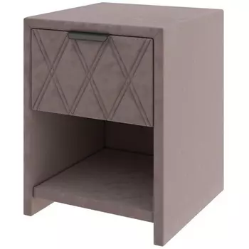 PROxSON Тумба Side (Ткань: Велюр Shaggy Chocolate) 44x45