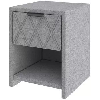 PROxSON Тумба Side (Ткань: Жаккард Tesla Стальной) 44x45