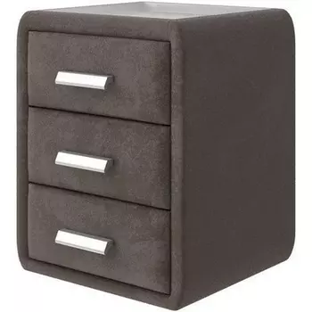 PROxSON Тумба Soft Mebel (Ткань: Велюр Casa Кофейный) 51x48