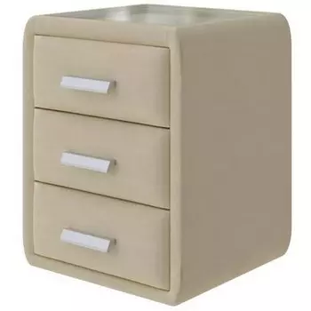 PROxSON Тумба Soft Mebel (Ткань: Велюр Forest 726 Светло-бежевый) 51x48