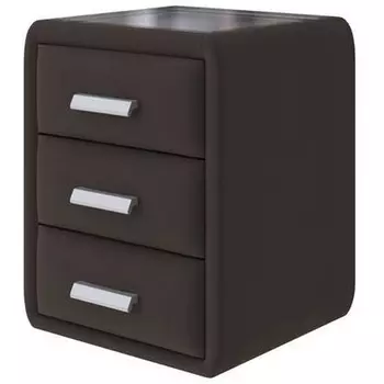 PROxSON Тумба Soft Mebel (Ткань: Велюр Forest 16 Коричневый) 51x48