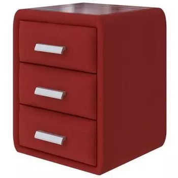 PROxSON Тумба Soft Mebel (Ткань: Велюр Forest 13 Красный) 51x48