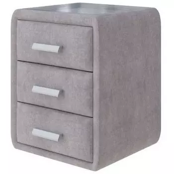 PROxSON Тумба Soft Mebel (Ткань: Велюр Лофти Серый) 51x48