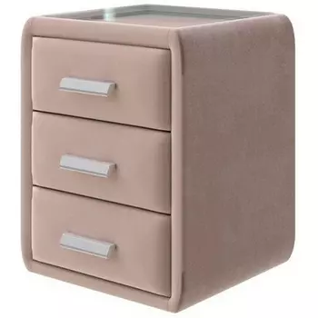 PROxSON Тумба Soft Mebel (Ткань: Велюр Shaggy Desert) 51x48