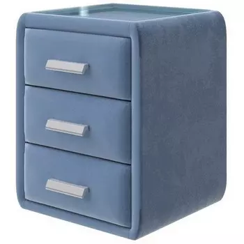 PROxSON Тумба Soft Mebel (Ткань: Велюр Shaggy Ocean) 51x48